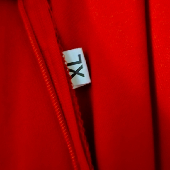 BODYCON Maxi High Slit Long Red Formal Evening Cocktail Party Prom Dress- XL - Picture 4 of 7